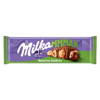 Tablette chocolat au lait Milka Lait noisettes - 270g