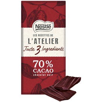 Tablette chocolat noir Nestlé N°1 Noir Fruité - 100g