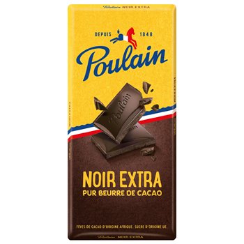 Tablette De Chocolat Poulain Noir Extra - 200g