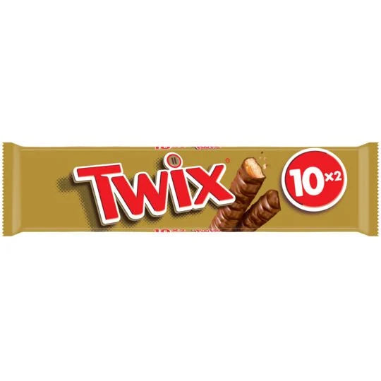 Barre chocolatée Twix 10x2 barres- 500g